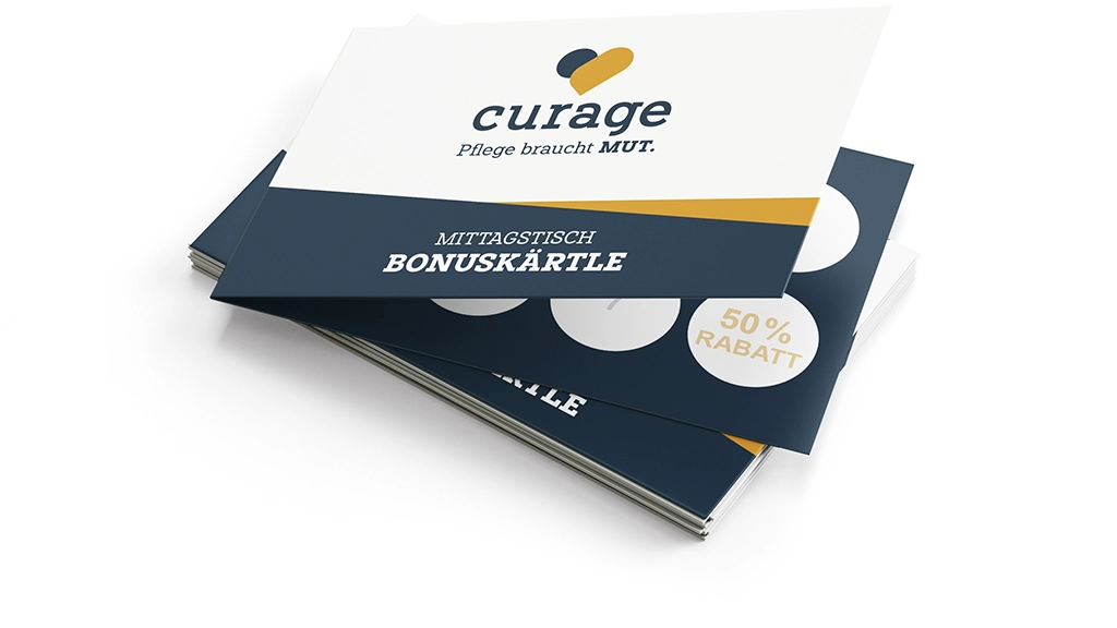 curage Mittagstisch Bonuskärtle